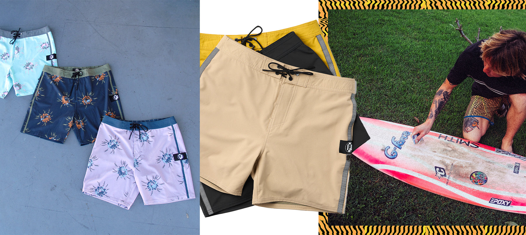 THREE CLASSICS, ONE VIBE: THE CHASE, THE FREQUENCY, AND THE FIVE SIX BOARDSHORTS